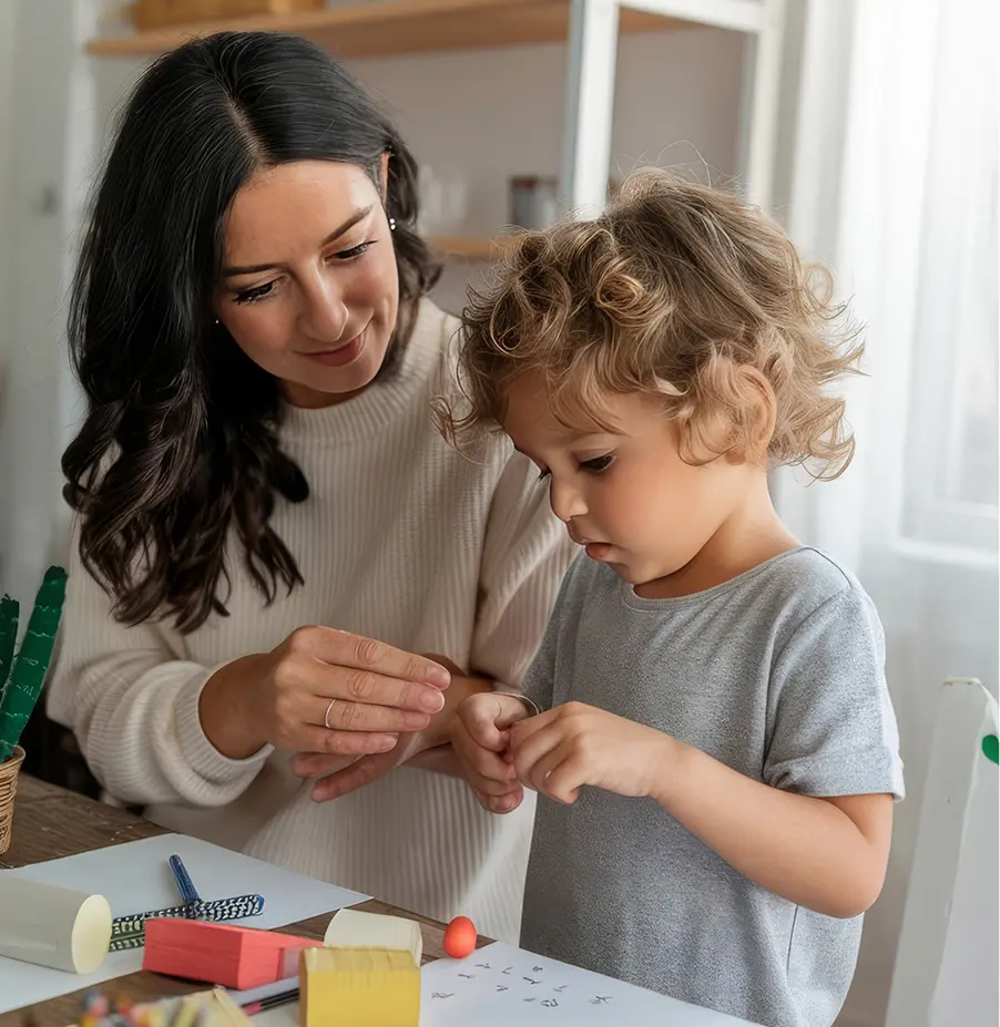 Grupa dzieci w przedszkolu